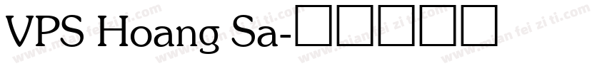 VPS Hoang Sa字体转换